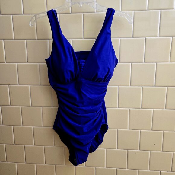 Lands' End Other - Lands’ End Women's Slender Suit Grecian One Piece Swimsuit Size 14L